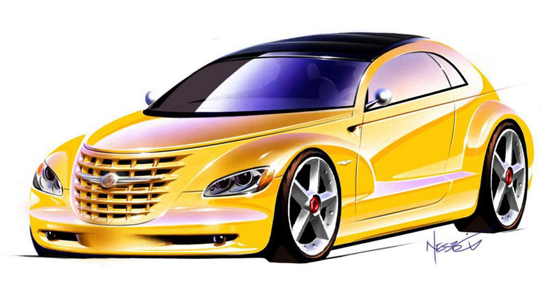 Chrysler Pronto Cruizer, 1998 - Design sketch