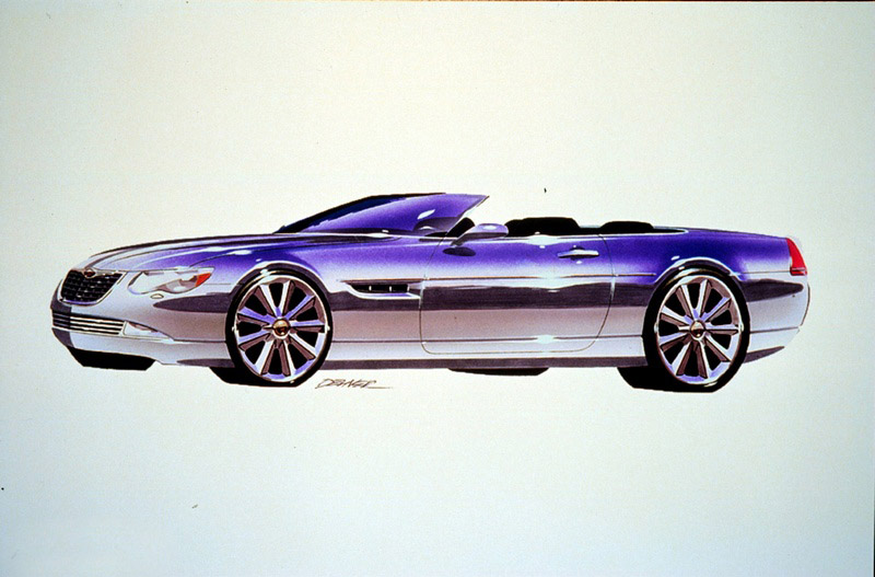 Chrysler 300 Hemi C, 2000 - Design sketch