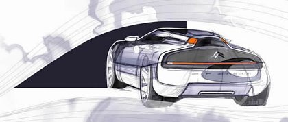 Citroen C-Airdream Concept, 2002 - Design Sketch