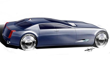 Cadillac Sixteen, 2003 – Design Sketch