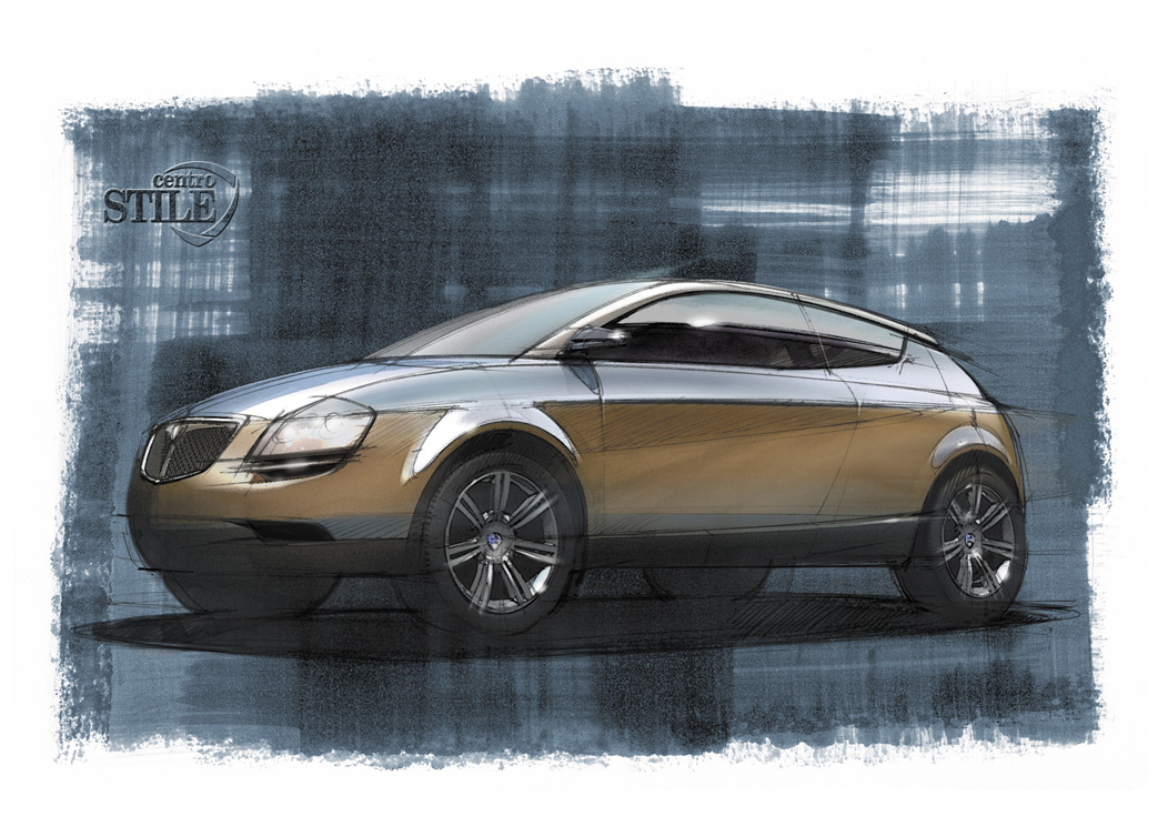 Lancia Granturismo Stilnovo, 2003 – Design Sketch