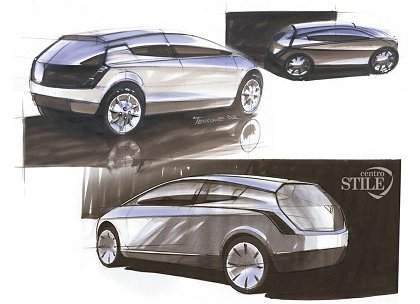 Lancia Granturismo Stilnovo, 2003 – Design Sketch