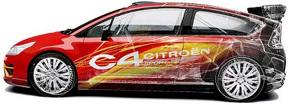 Citroen C4 Sport Concept, 2004 - Design Sketch