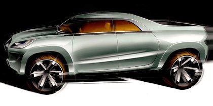 Mitsubishi Sport Truck, 2004 - Design Sketch