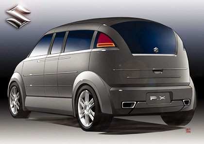 Suzuki P.X. Concept, 2005 - Design Sketch