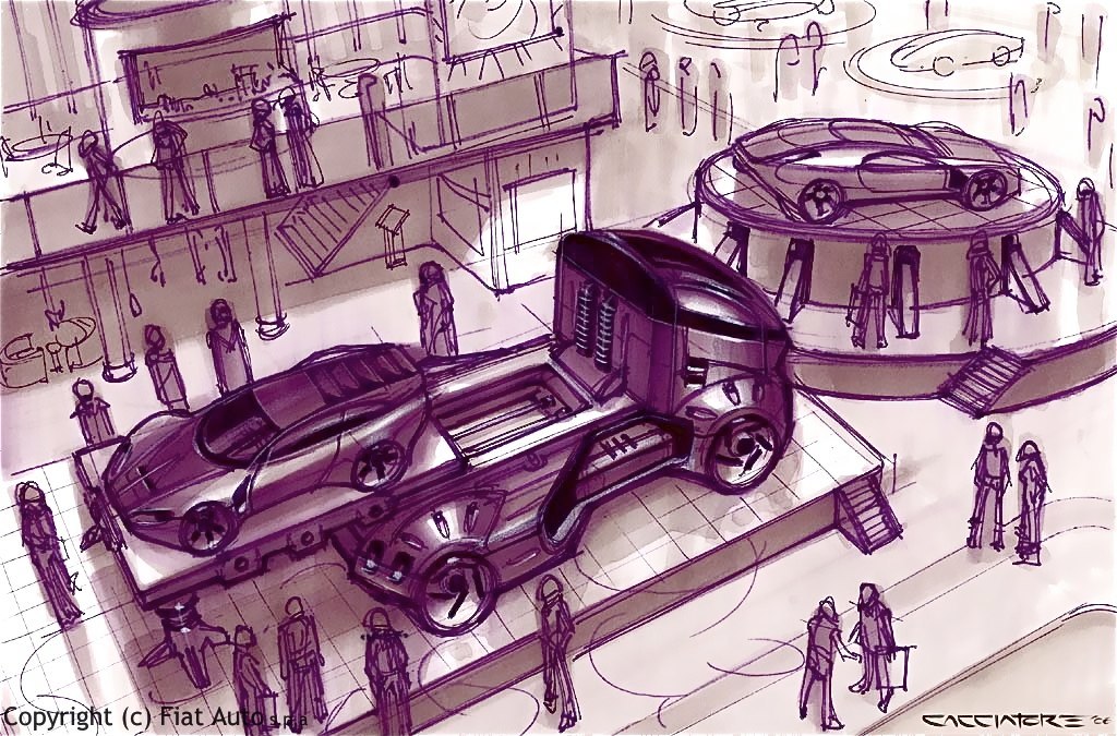 Sketch by Turi Cacciatore