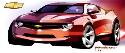 Chevrolet Camaro, 2006 - Design Sketch