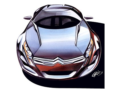 Citroen C-Metisse Concept, 2006 - Design Sketch