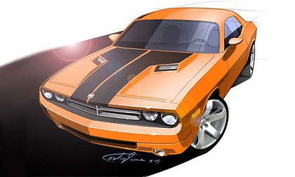Dodge Challenger, 2006 - Design Sketch