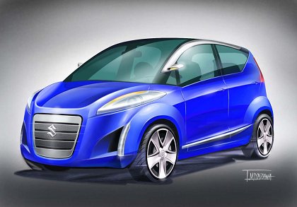 Suzuki Splash Concept, 2006 - Design Sketch