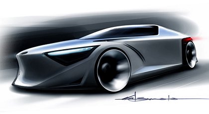 Toyota FT-HS, 2007 - Design Sketch