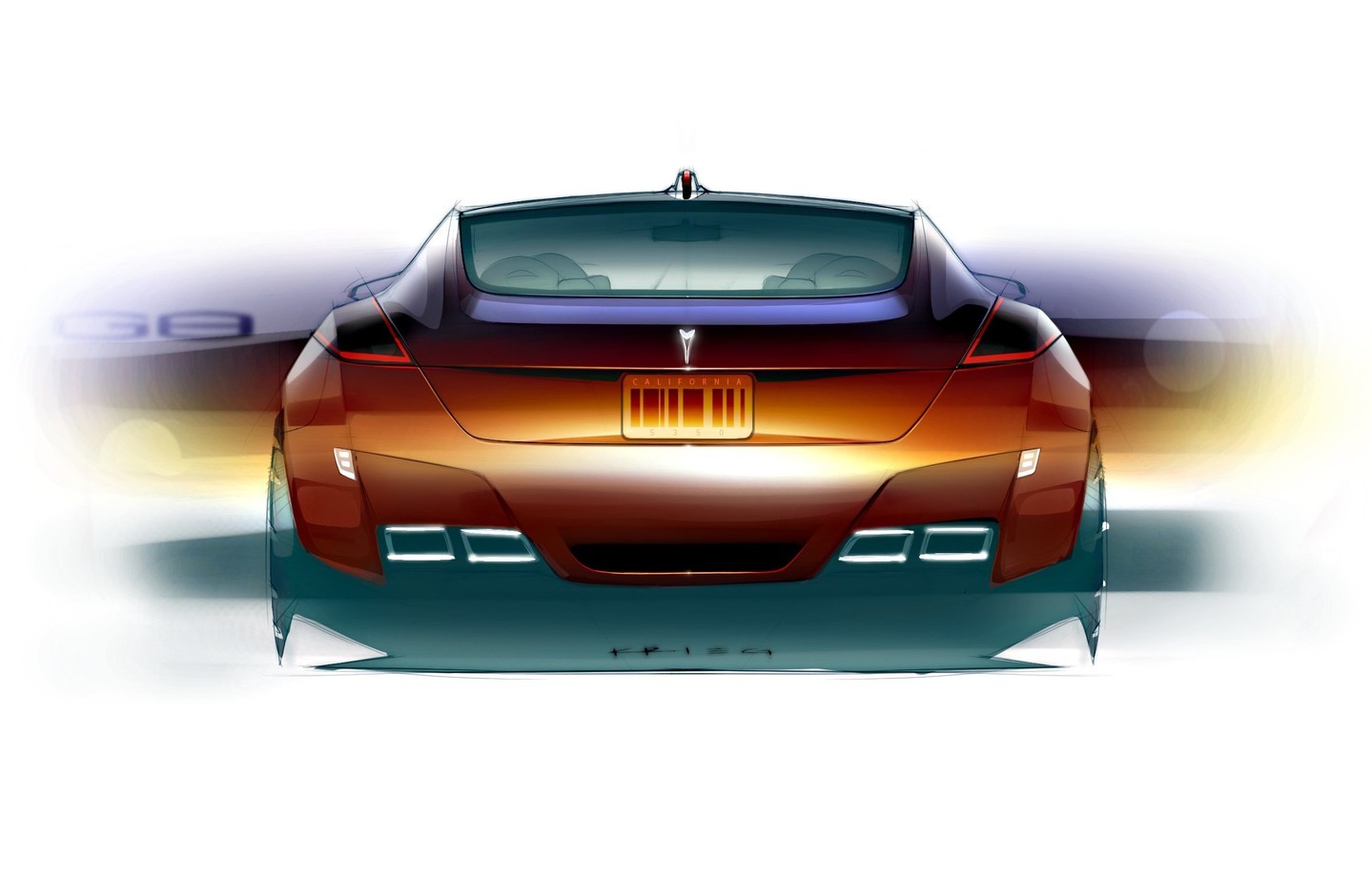 Pontiac G8 Concept, 2024 – Design Sketch
