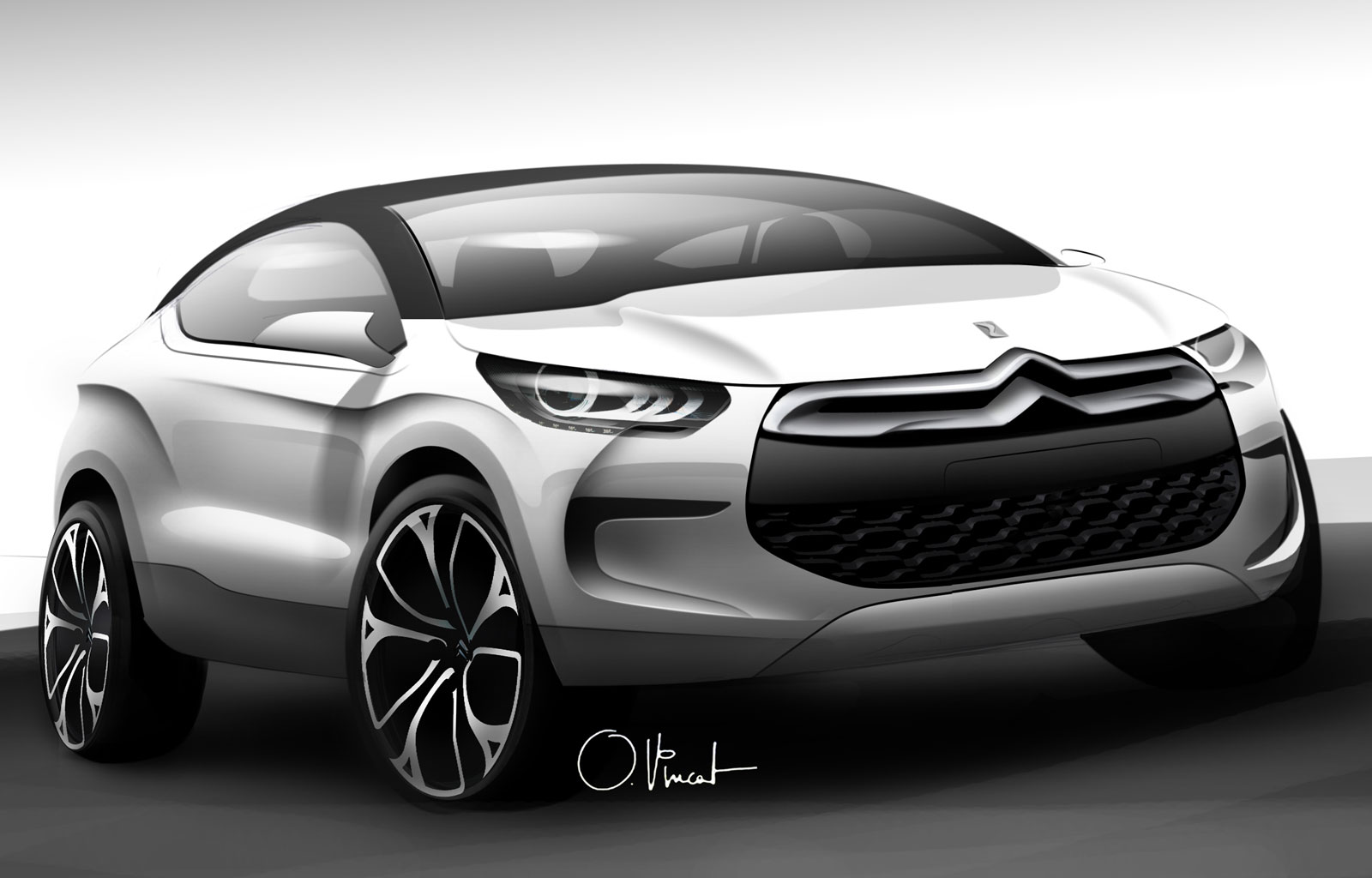 Citroen DS High Rider, 2010 - Design Sketch