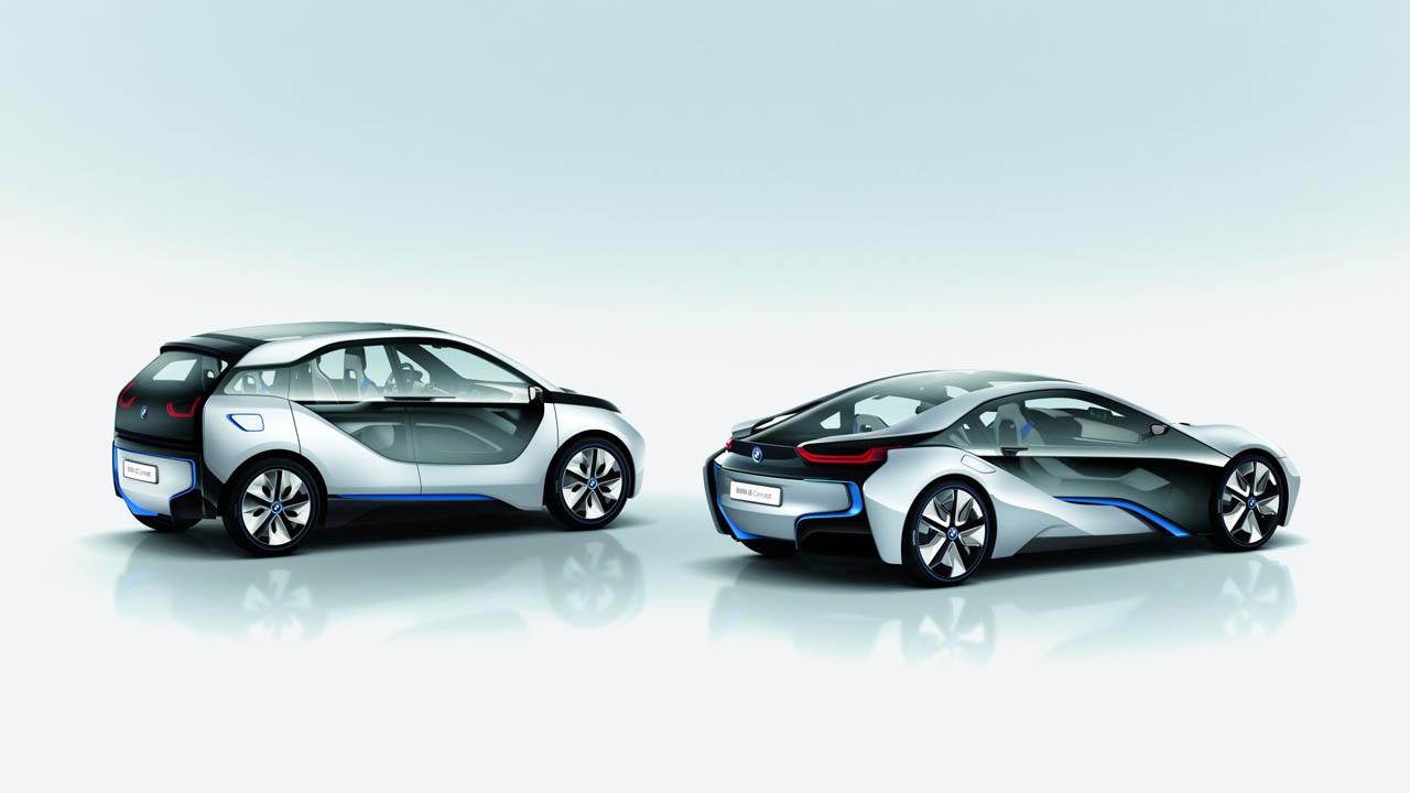 BMW i8 and i3 Concept Cars, 2011