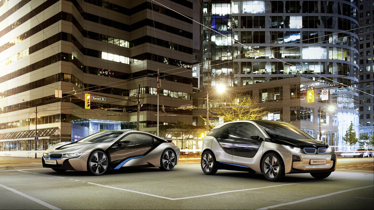 BMW i8 and i3 Concept Cars, 2011