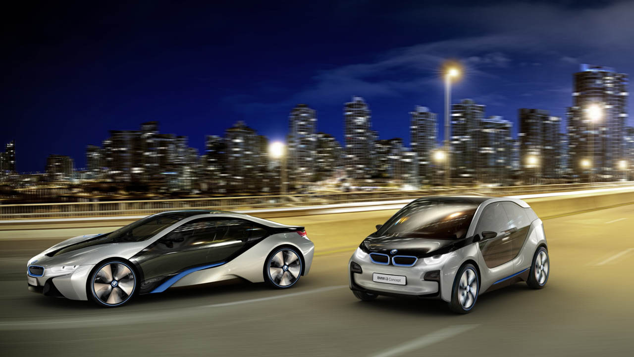 BMW i8 and i3 Concept Cars, 2011