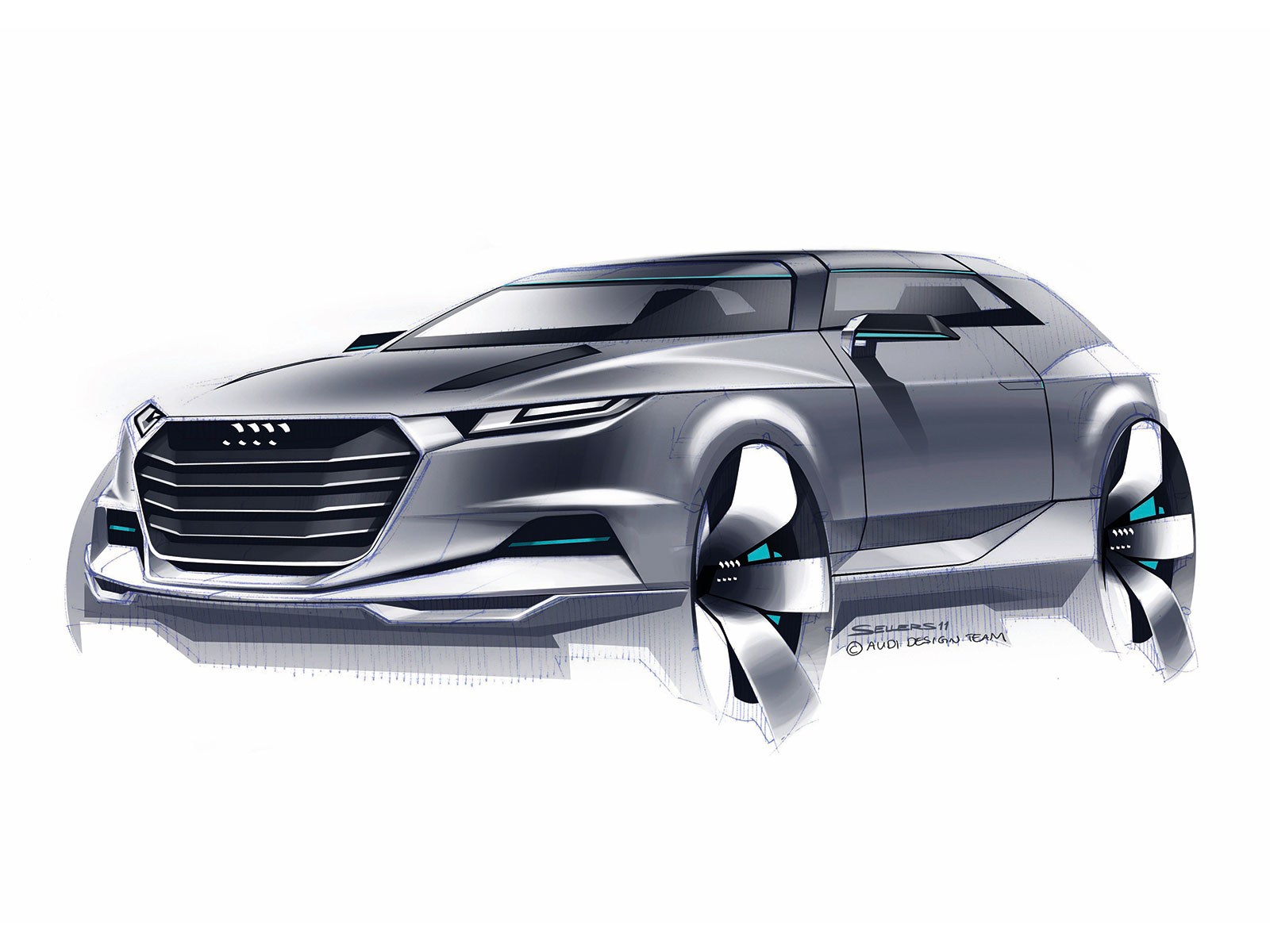Audi Crosslane Coupe, 2012 - Design Sketch