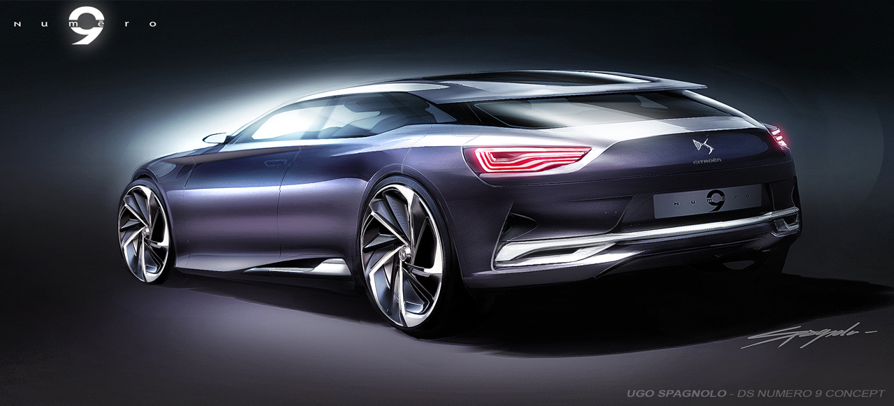 Citroen Numero 9, 2012 - Design Sketch