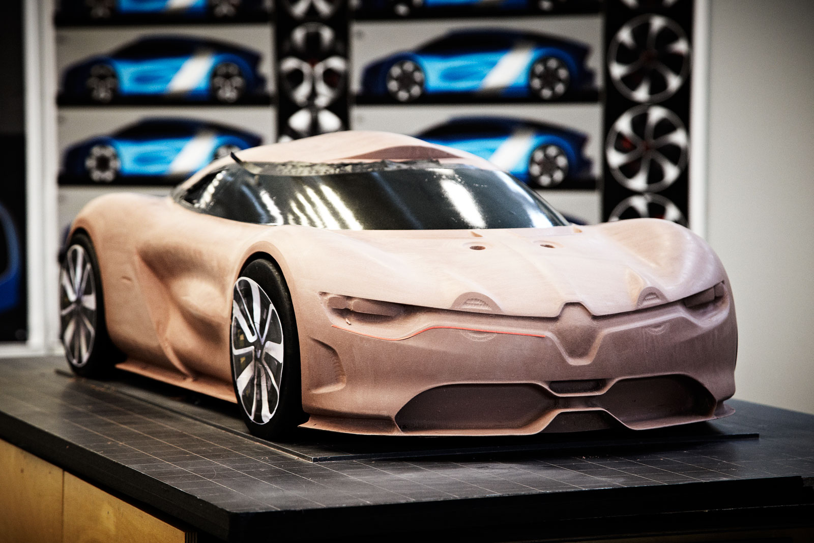 Renault Alpine A110-50, 2012 - Design Process - Clay model