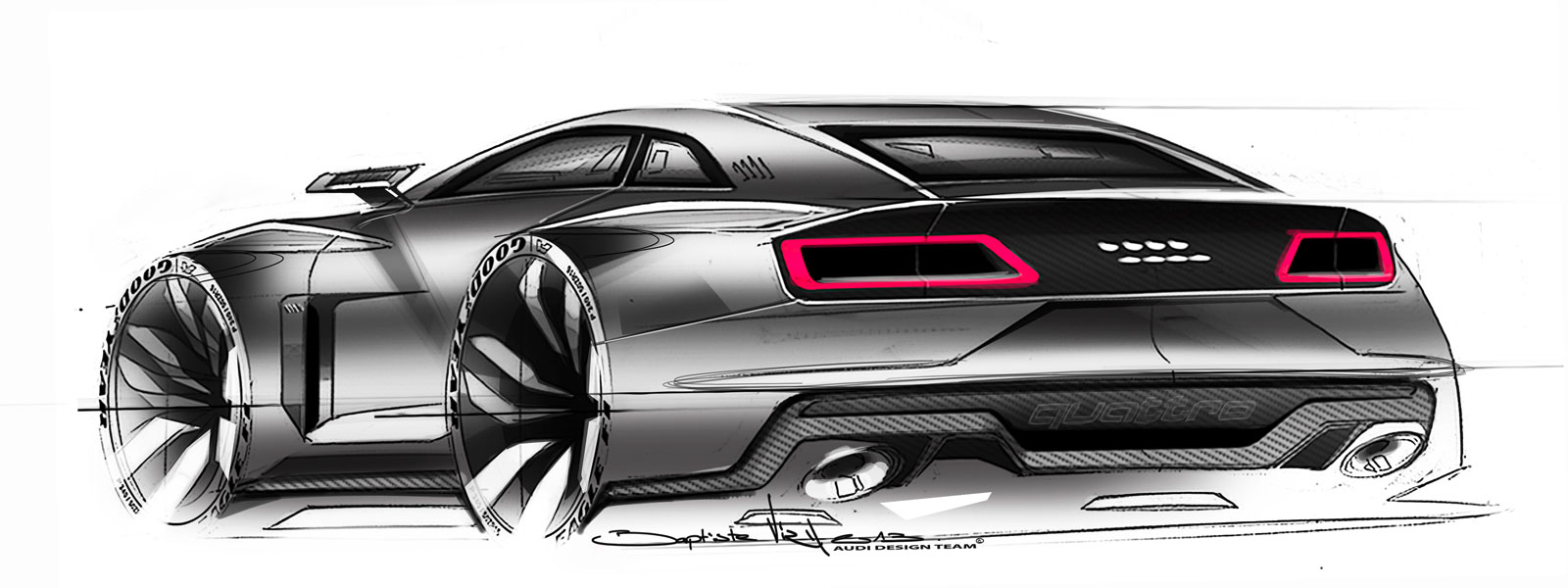 Audi Sport Quattro, 2013 - Design Sketch