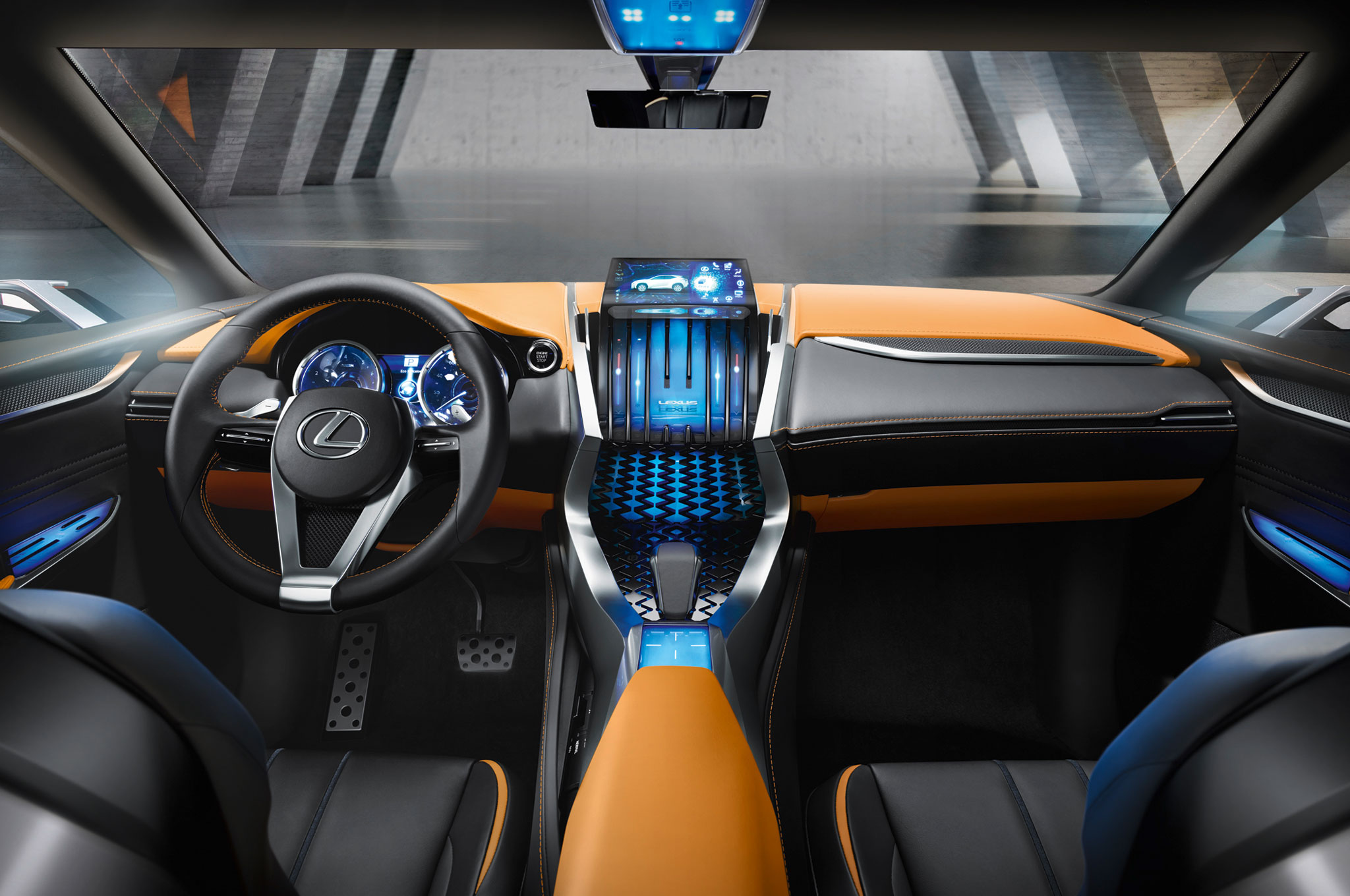 Lexus LF-NX, 2013 - Interior