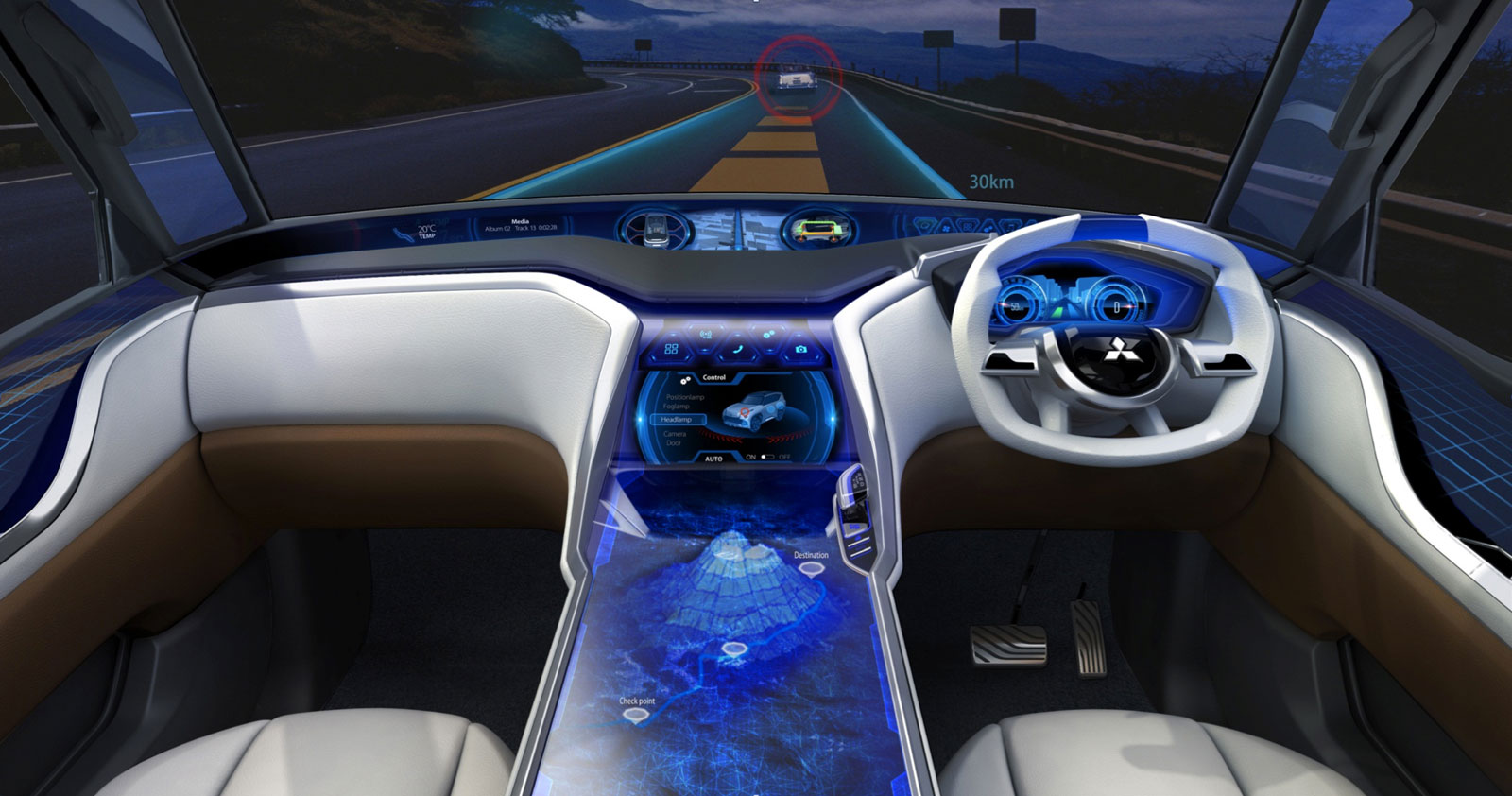 Mitsubishi Concept GC-PHEV, 2013 - Interior