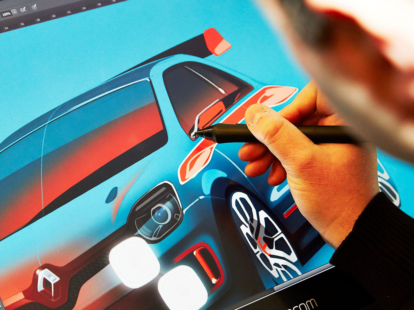 Renault Twin’Run, 2013 - Sketching on Cintiq