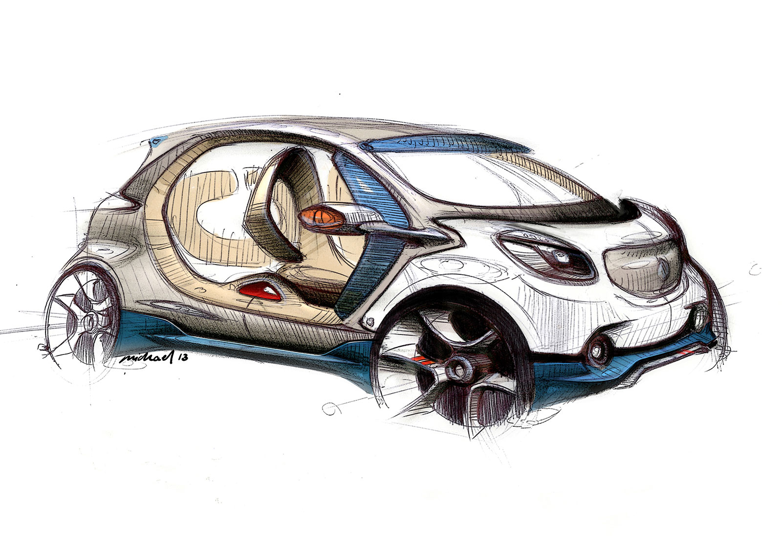Smart Fourjoy, 2013 - Design Sketch