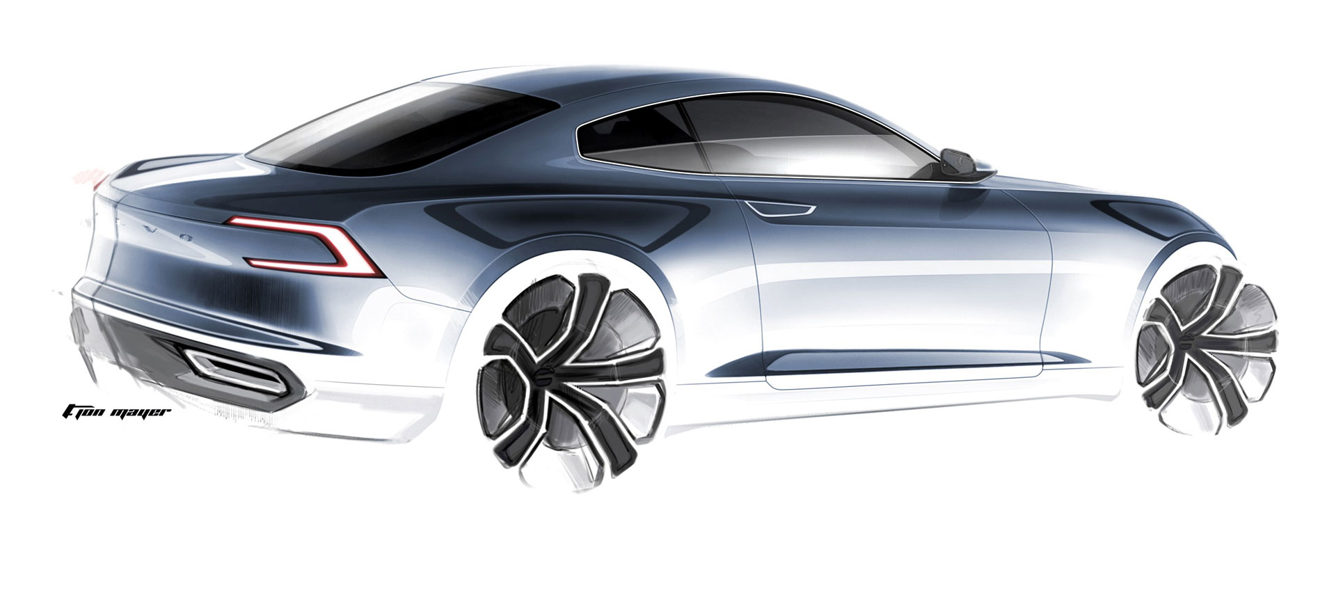 Volvo Concept Coupe, 2013 - Design Sketch