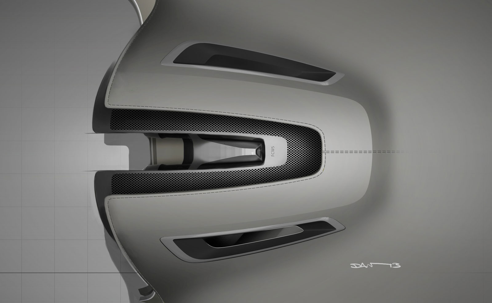 Volvo Concept Coupe, 2013 - Interior Design Sketch