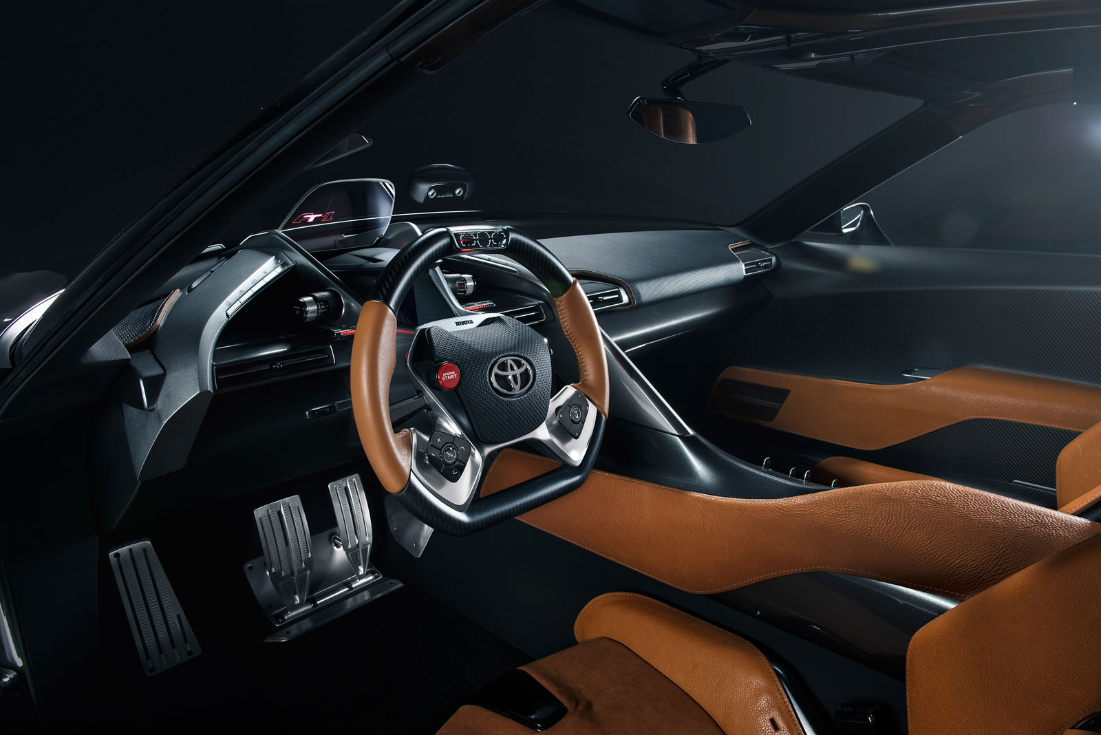 Toyota FT-1 Graphite Concept, 2014 - Interior