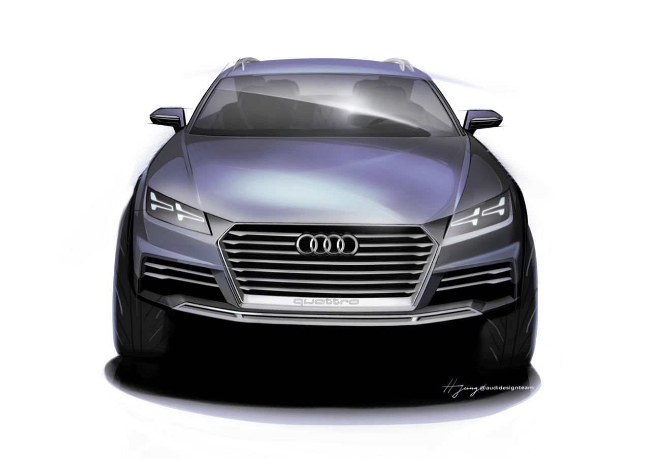 Audi Allroad Shooting Brake, 2014 - Design Sketch
