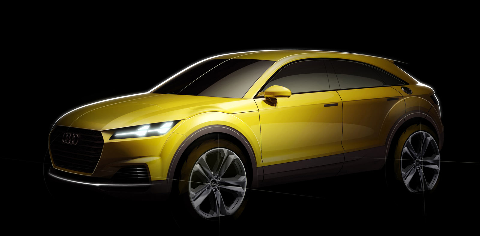 Audi TT offroad, 2014 - Design Sketch