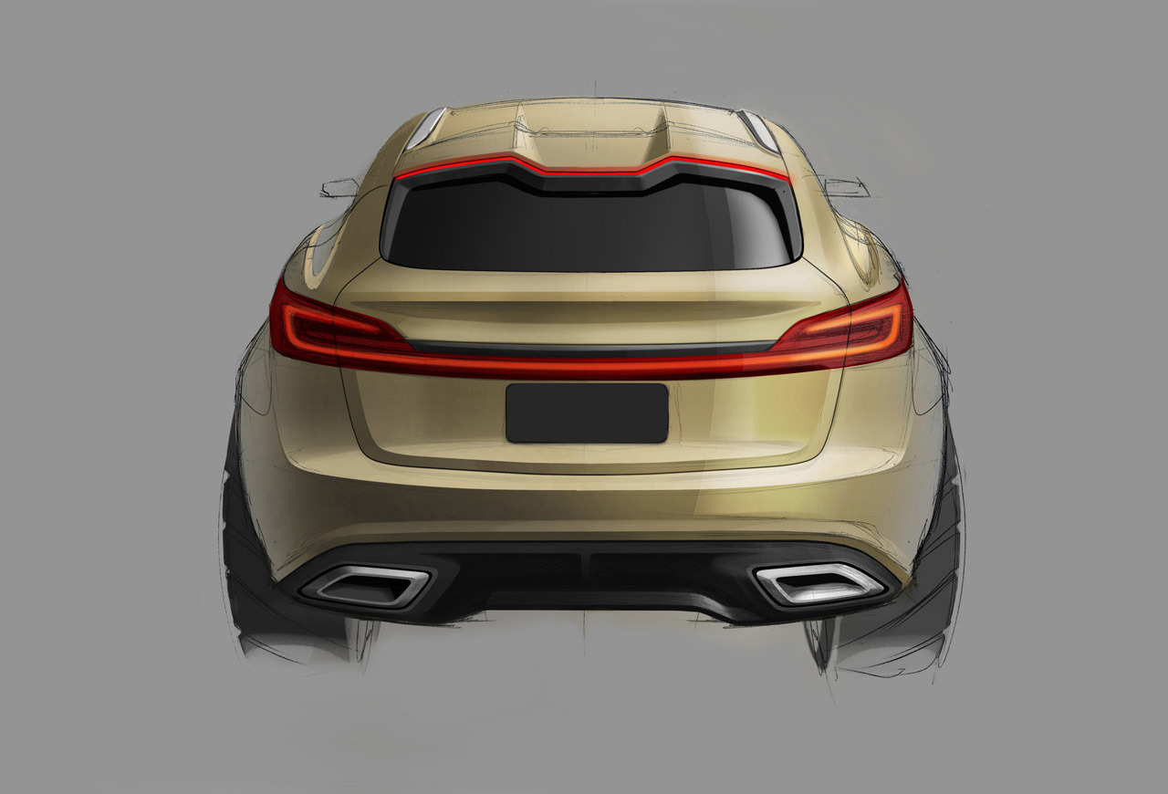 Lincoln MKX, 2014 - Design Sketch