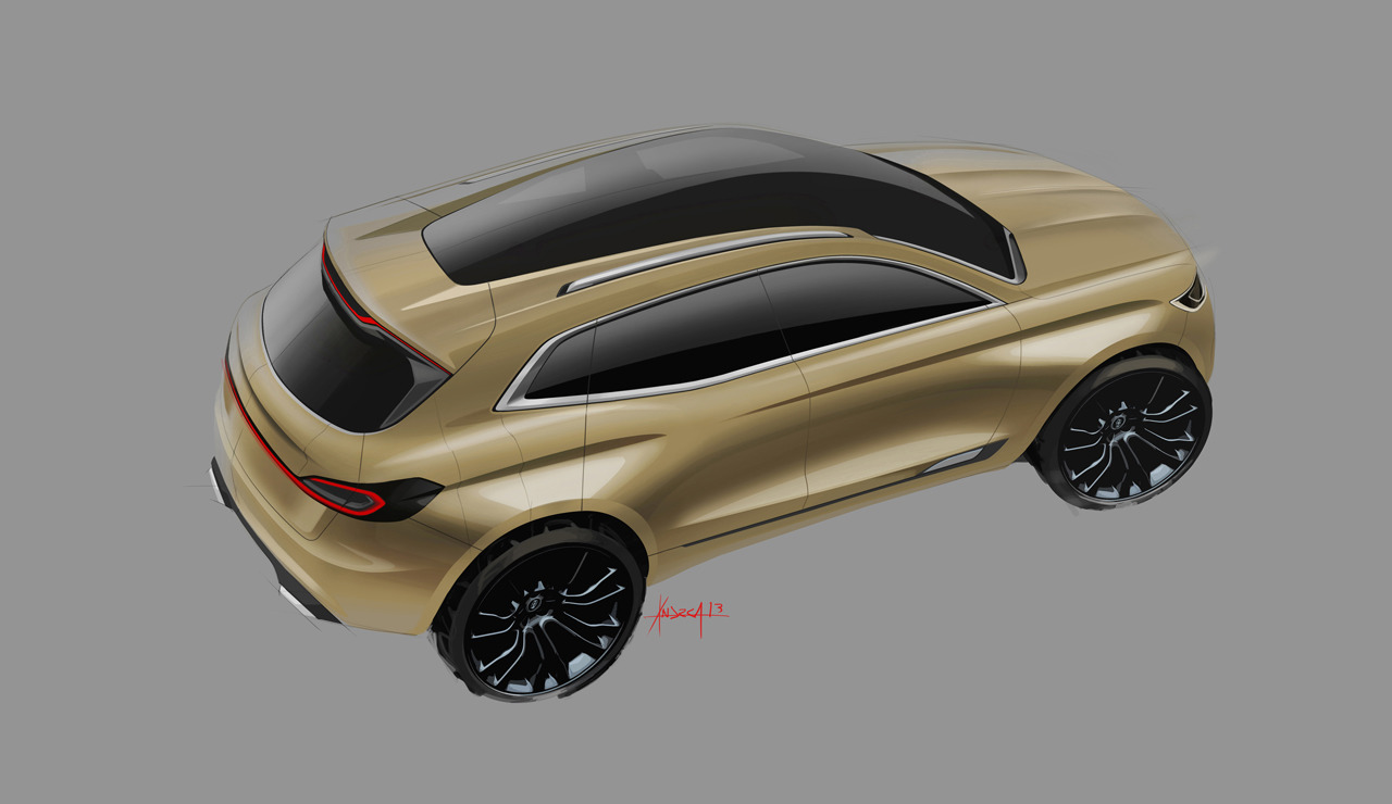 Lincoln MKX, 2014 - Design Sketch