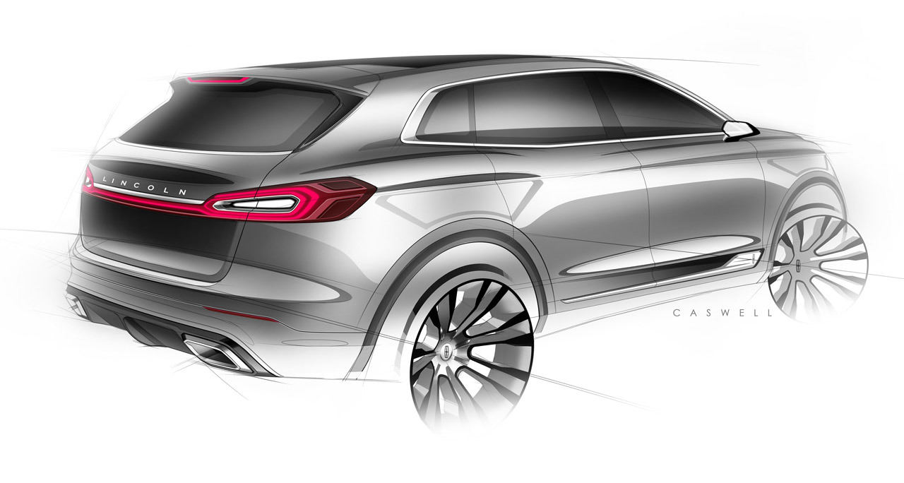 Lincoln MKX, 2014 - Design Sketch