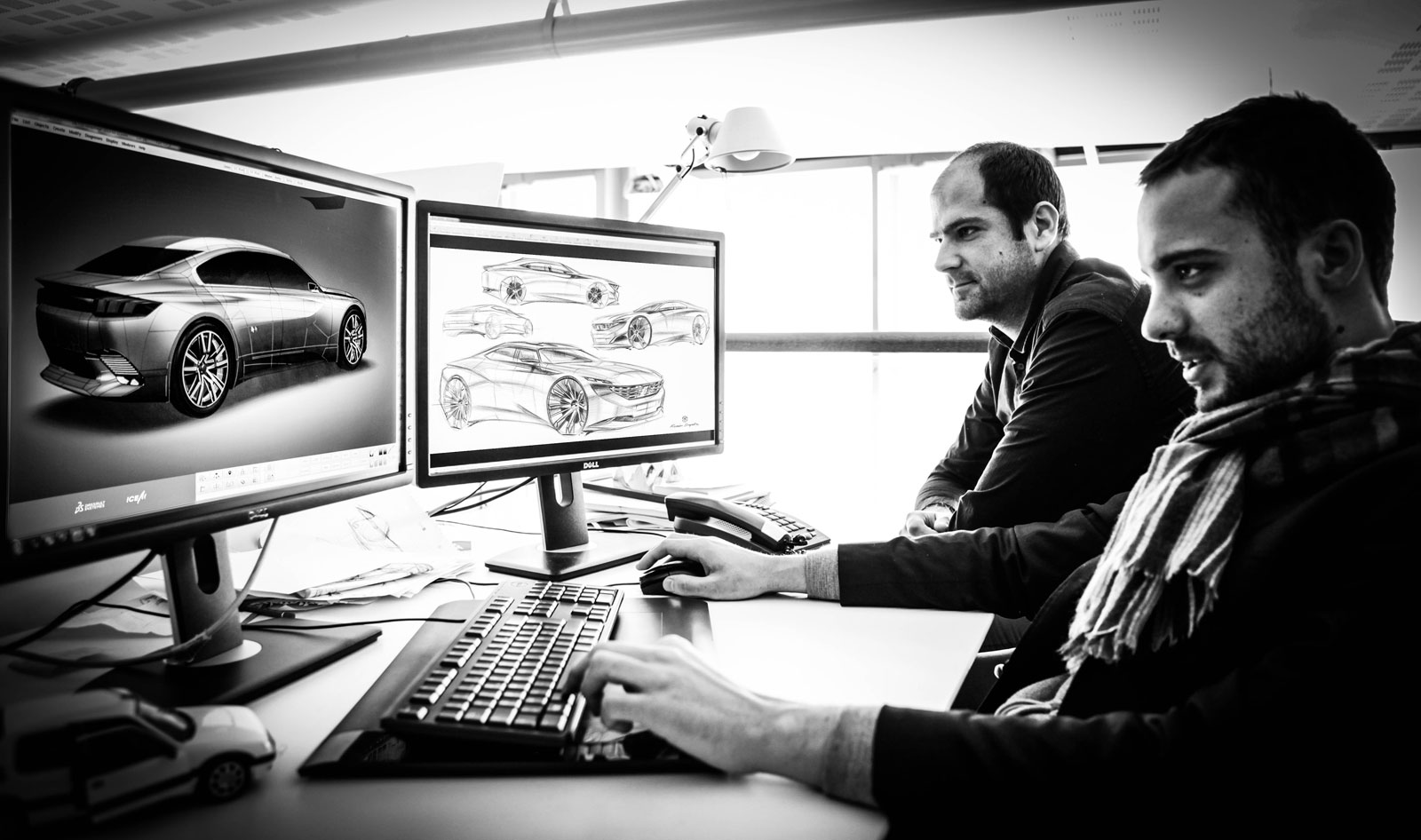 Peugeot Exalt, 2014 - Design Process - 3D modeling in ICEM Surf