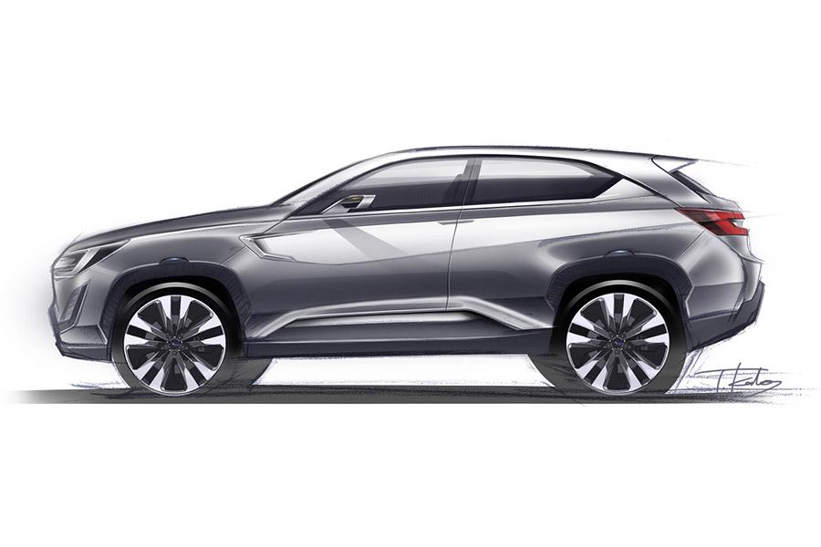 Subaru Viziv 2, 2014 - Design Sketch