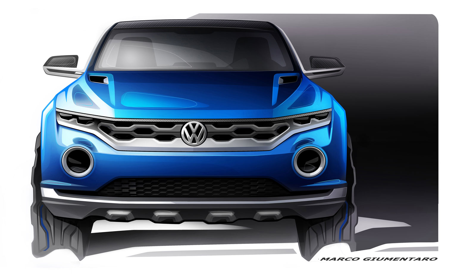 Volkswagen T-Roc, 2014 - Design Sketch