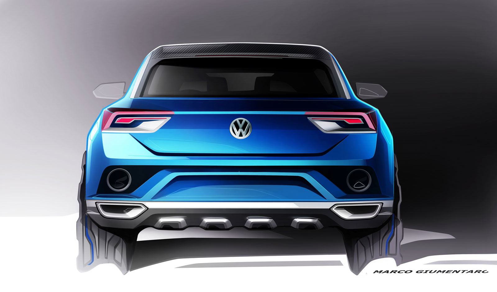Volkswagen T-Roc, 2014 - Design Sketch