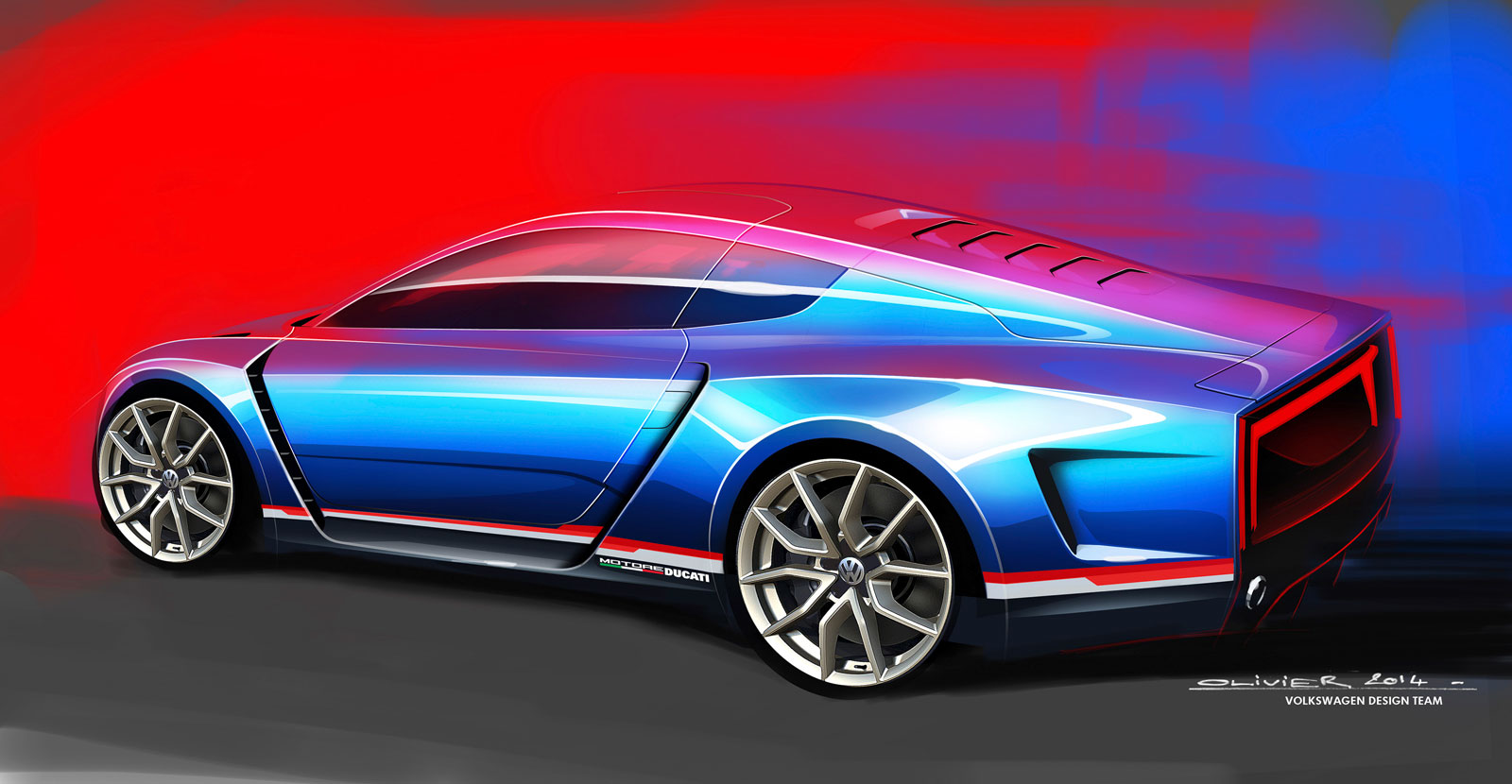 Volkswagen XL Sport, 2014 - Design Sketch