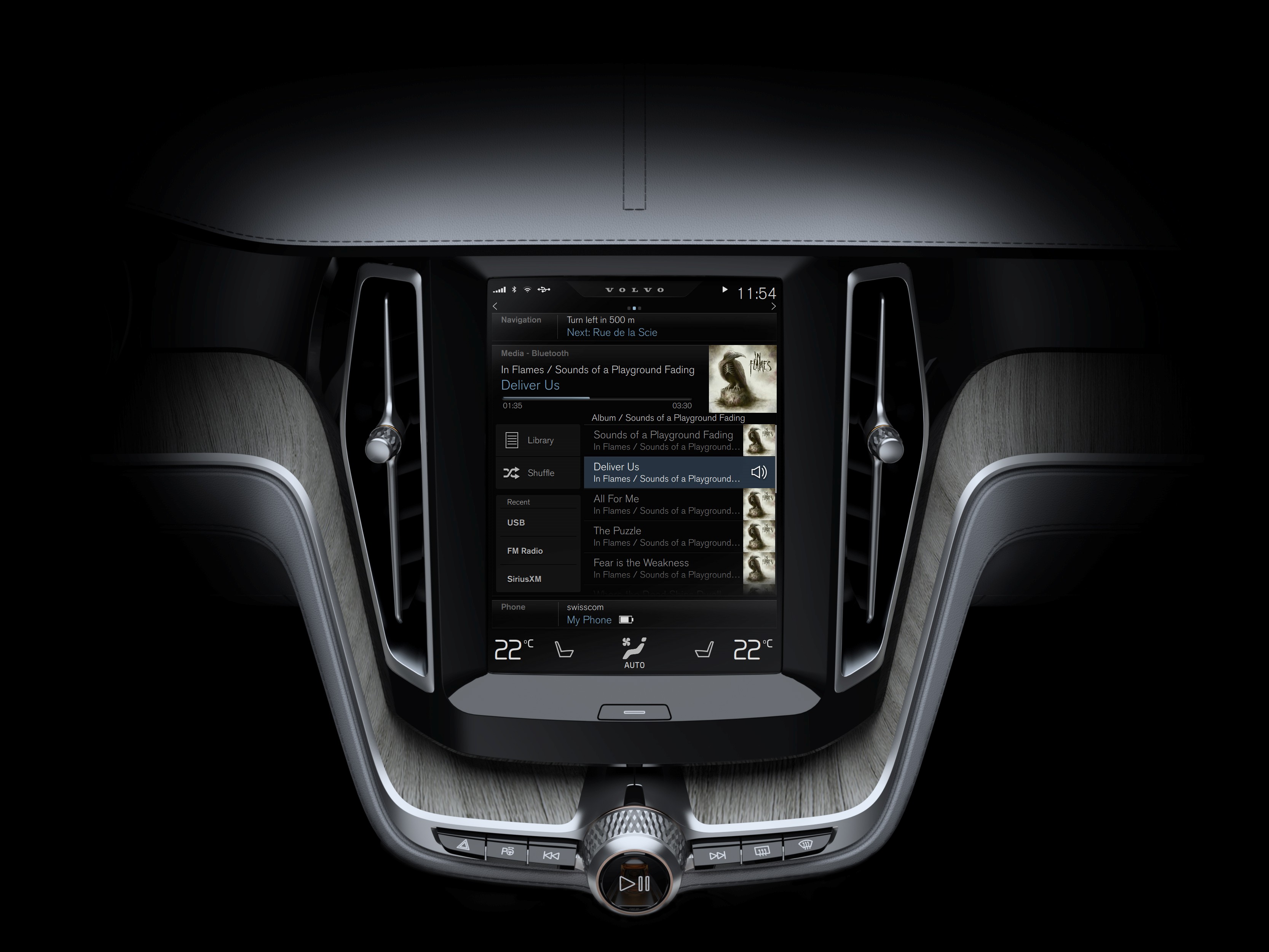 Volvo Concept Estate, 2014 - User Interface