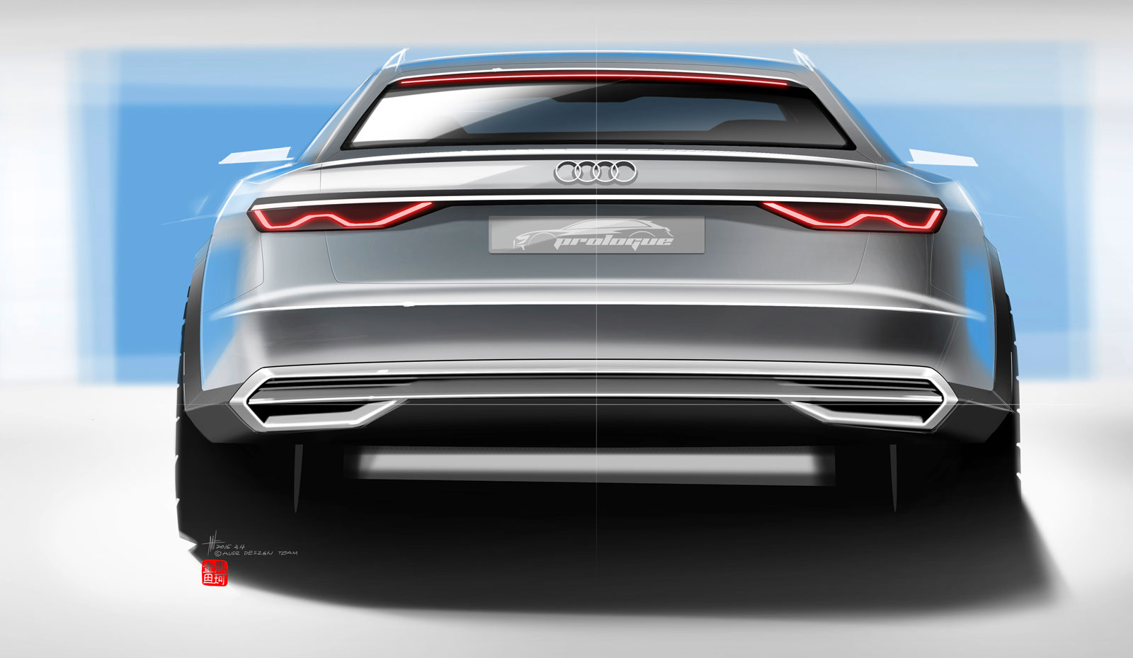 Audi Prologue Allroad Concept, 2015 - Design Sketch