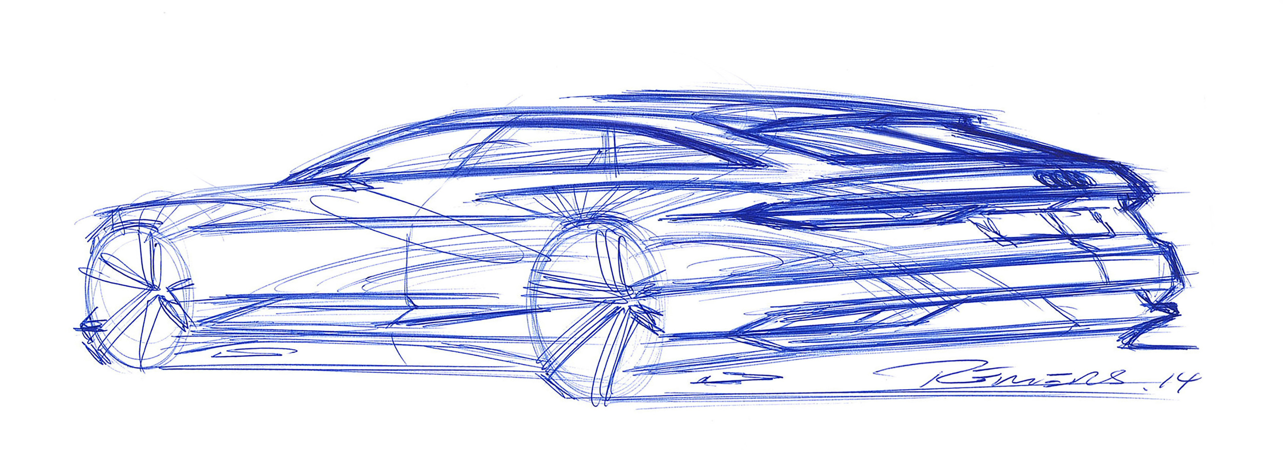 Audi Prologue Avant Concept, 2015 - Design Sketch