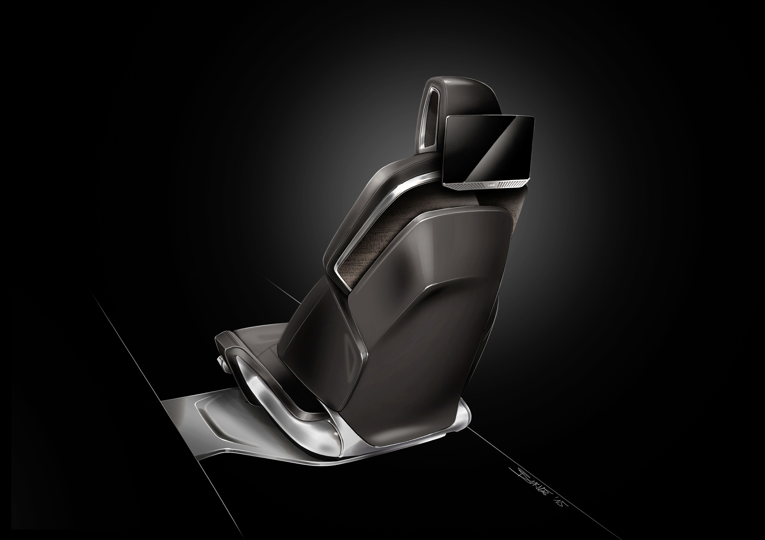 Audi Prologue Avant Concept, 2015 - Interior Design Sketch