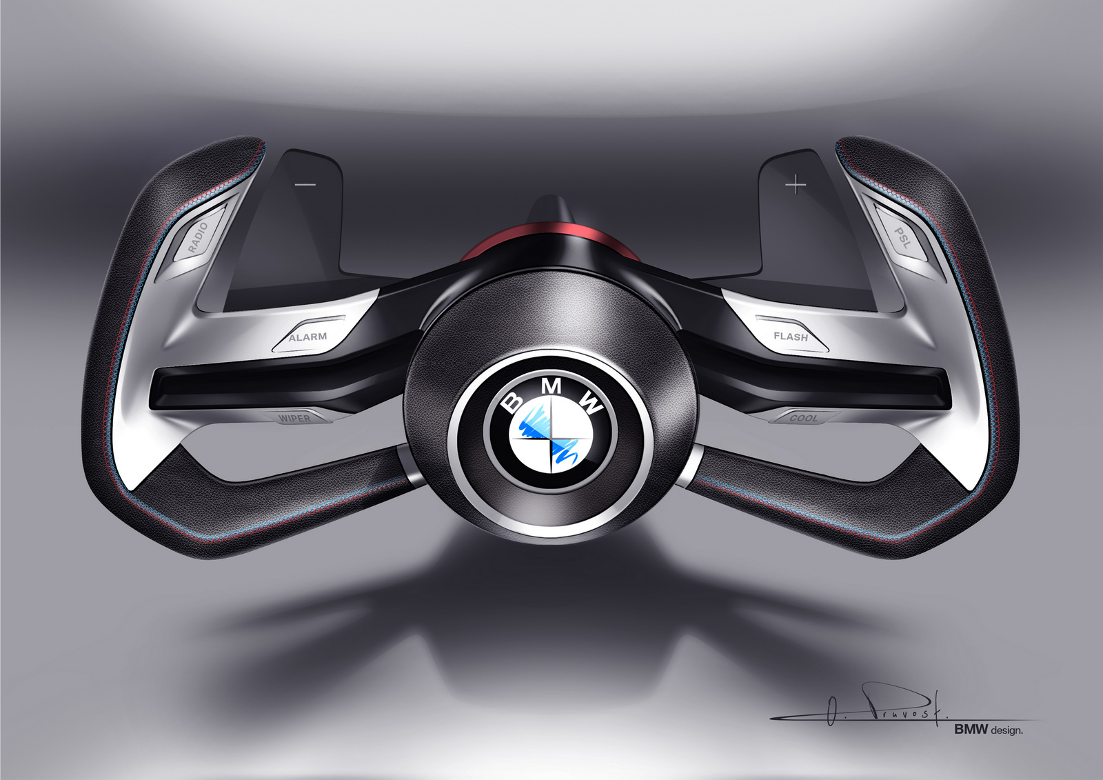 BMW 3.0 CSL Hommage R Concept, 2015 - Design Sketch