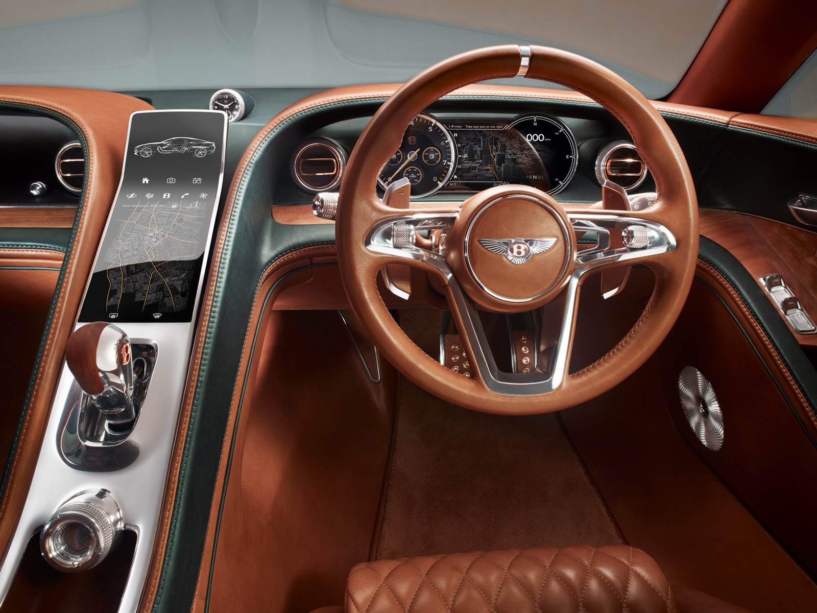 Bentley EXP 10 Speed 6 Concept, 2015 - Cockpit