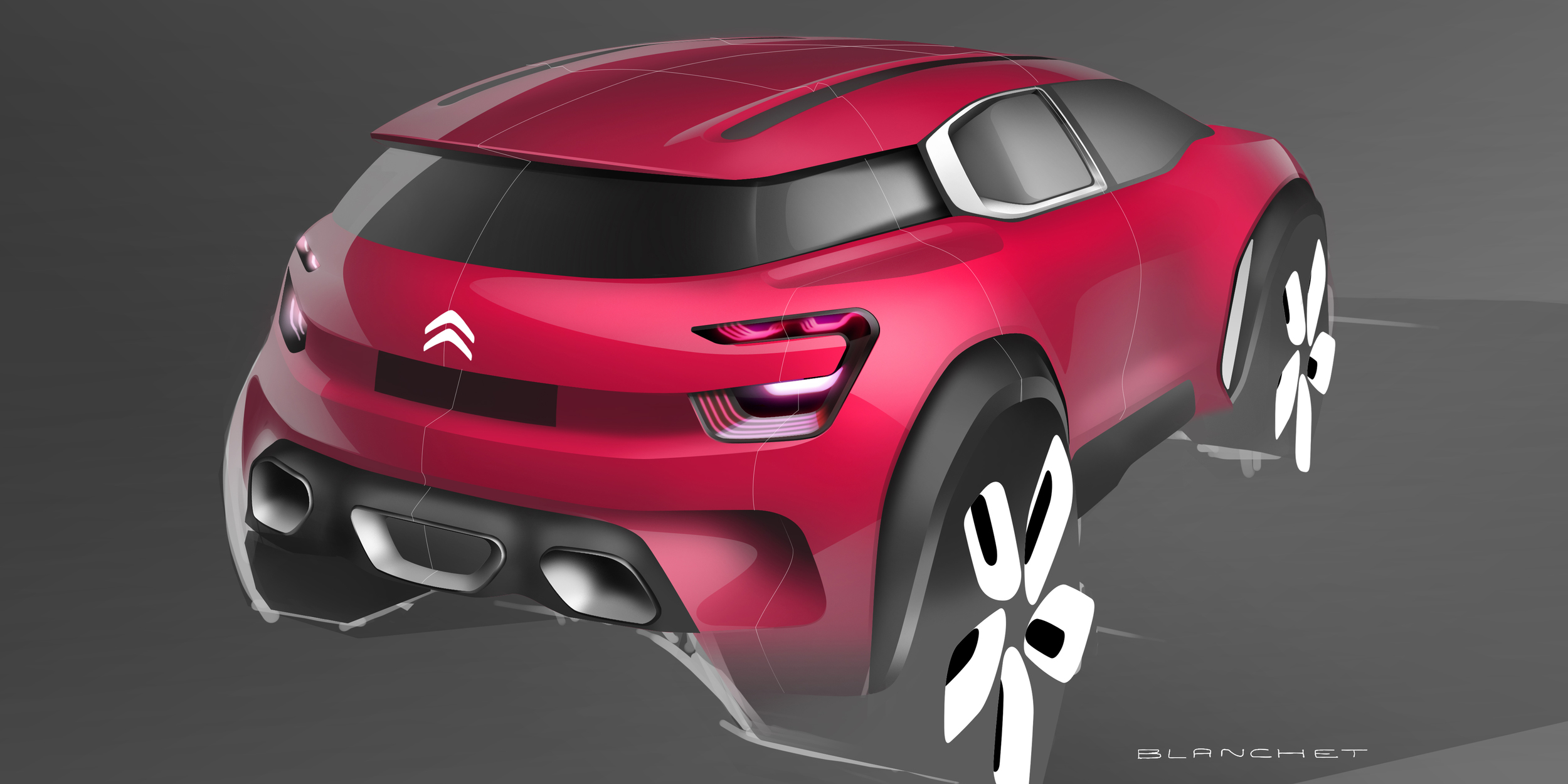Citroen Aircross Concept, 2015 - Design Sketch