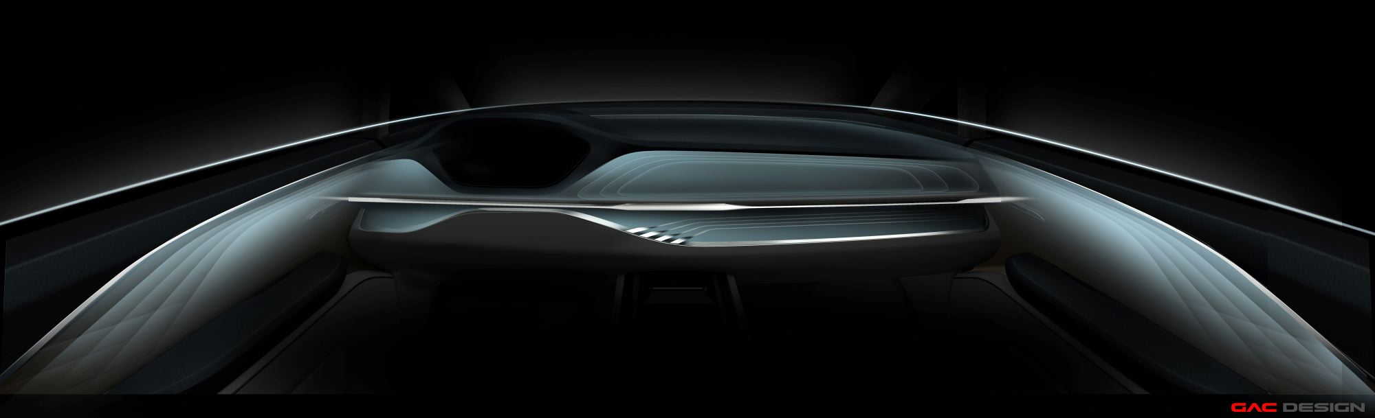 GAC i-Lounge Concept, 2015 - Interior Design Sketch