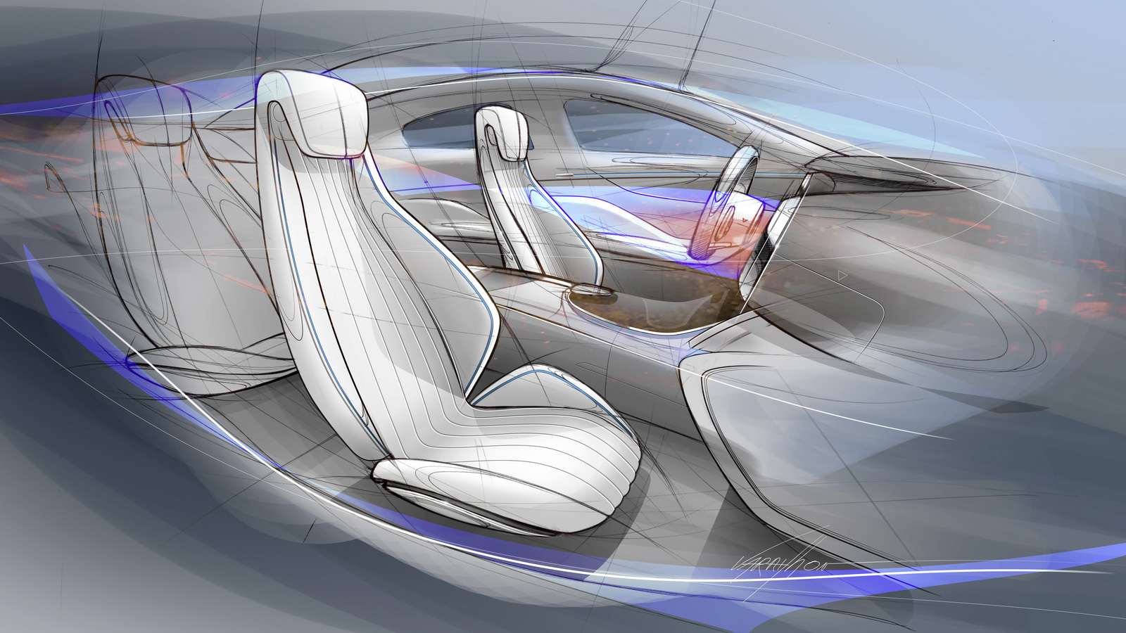 Mercedes-Benz Concept IAA, 2015 - Design Sketch